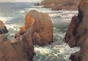 unknow artist Montara Coast USA oil painting reproduction